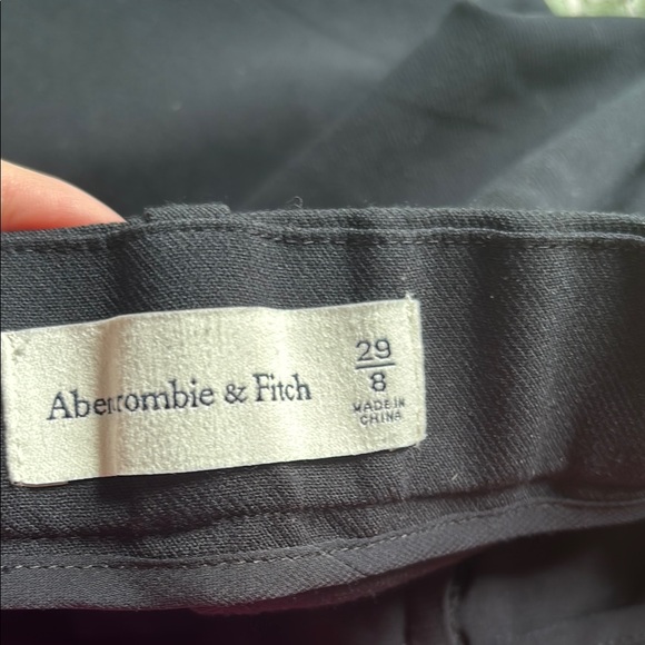 Abercrombie Black Women's Wide-Leg Pants - Picture 2 of 2